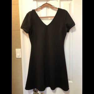 Armani exchange tennis cut black dress